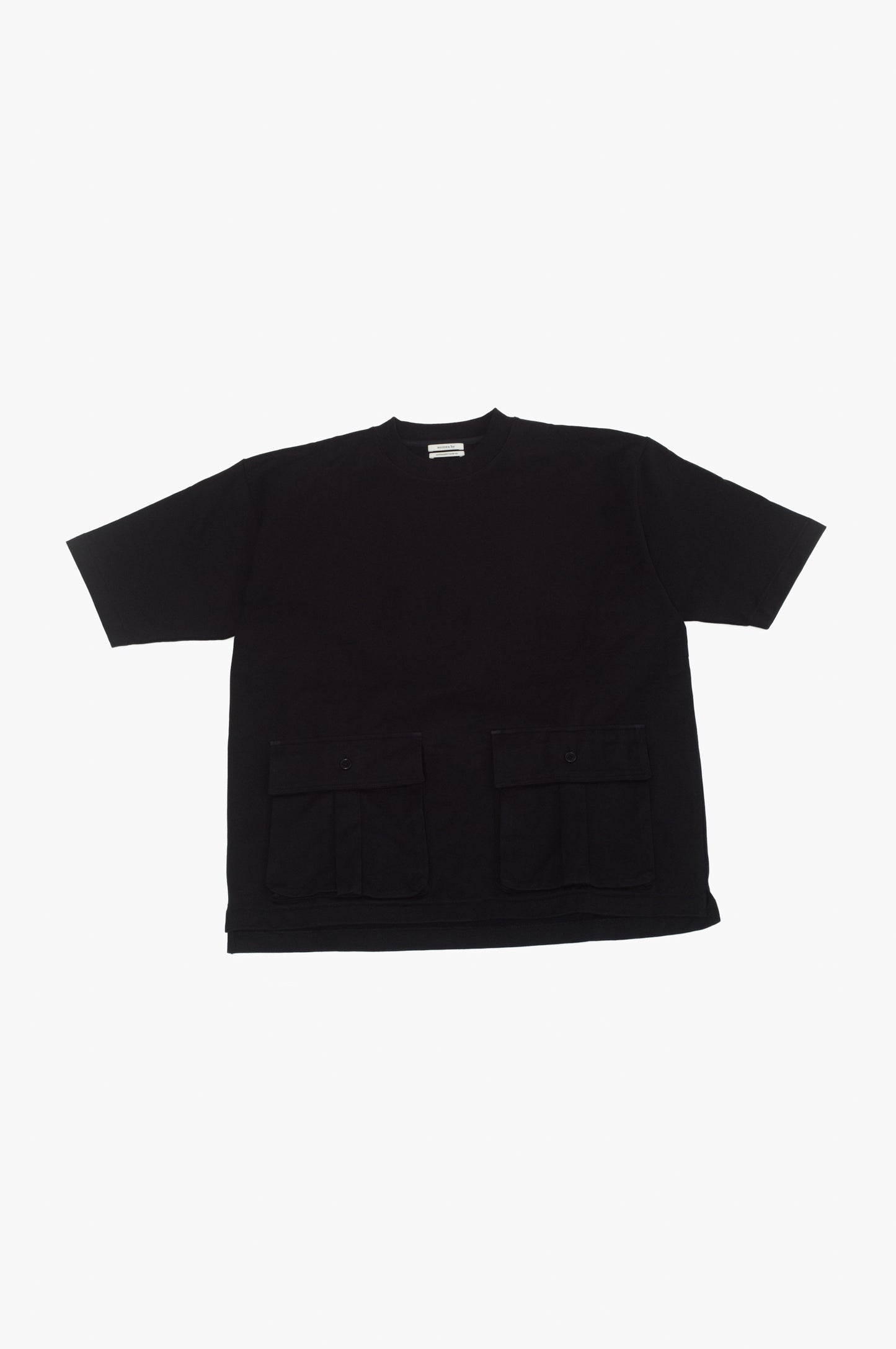 heavy cotton pocket T-shirt　[black]