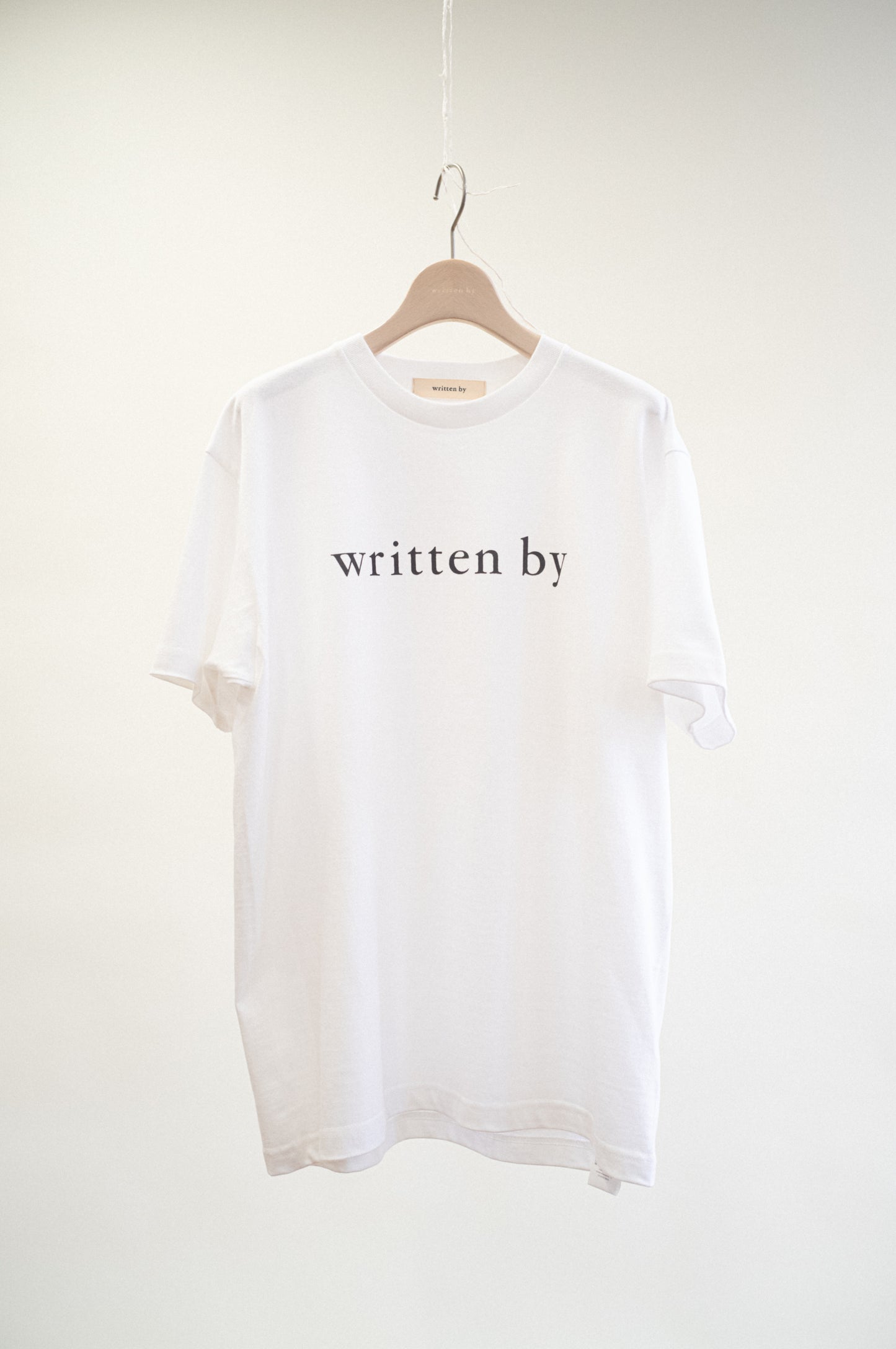 written by T-shirt